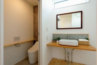 トイレ　注文住宅の新築事例