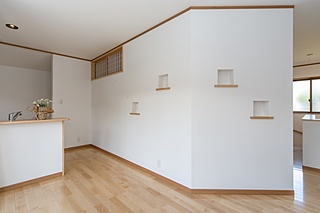 ２階 家族室　飯山市の二世帯住宅　新築事例