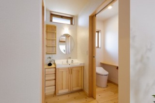 洗面・トイレ　注文住宅の新築事例