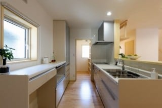キッチン　注文住宅の新築事例