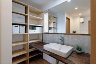 2F洗面室　注文住宅の新築事例