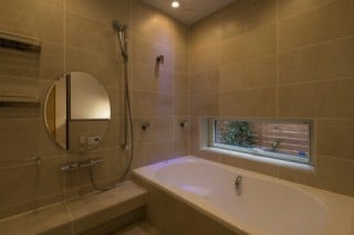 浴室　注文住宅の新築事例