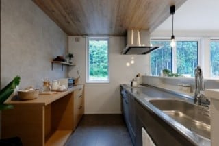 キッチン　注文住宅の新築実例