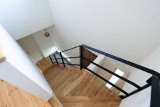 2階 階段・フリースペース　注文住宅の新築実例