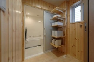浴室　注文住宅の新築実例