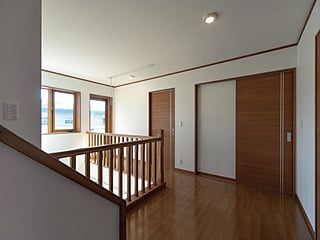 二階フロア　須坂市の注文住宅　新築の事例