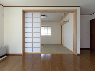 和室　須坂市の注文住宅　新築の事例