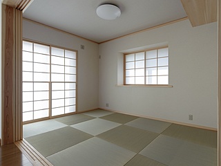 和室　須坂市の注文住宅　新築の事例