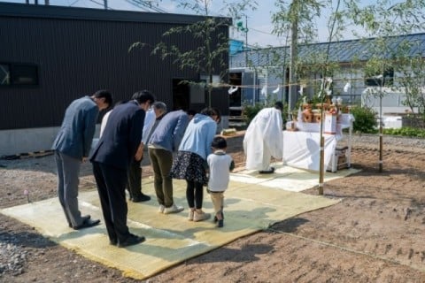 注文住宅の地鎮祭