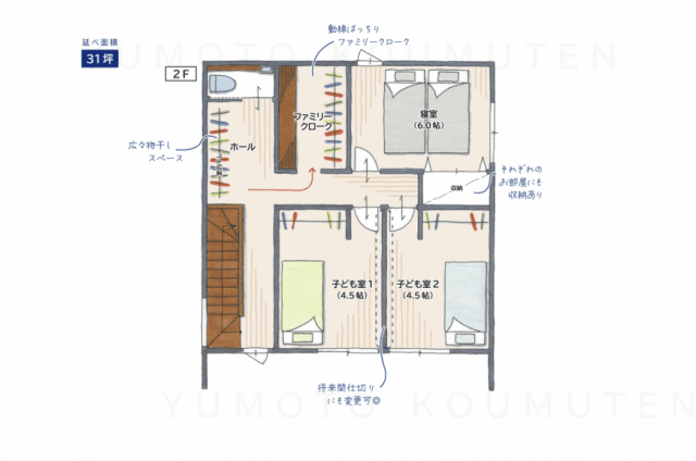 平面プラン　2F