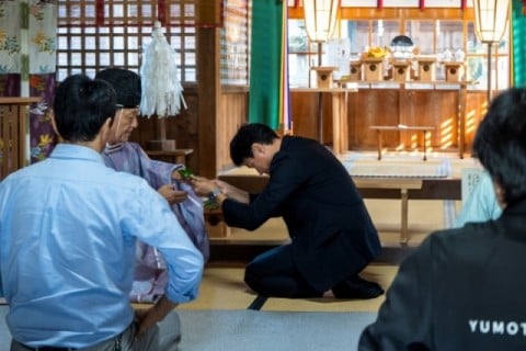 湯本工務店安全祈願祭