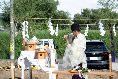 長野市　注文住宅の地鎮祭