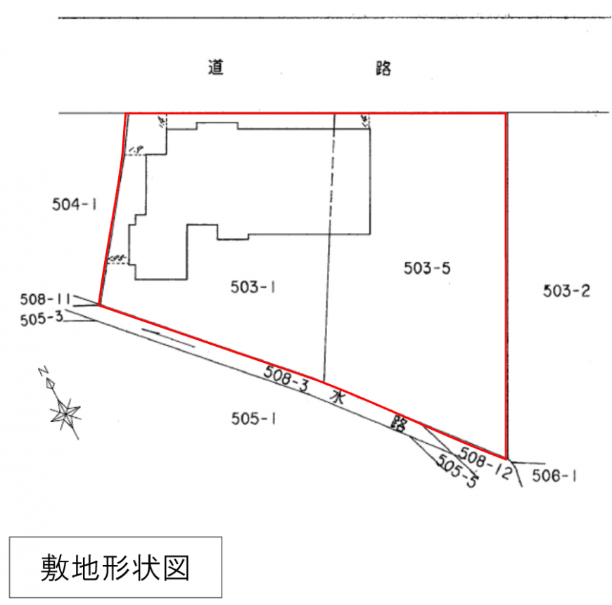 敷地形状図