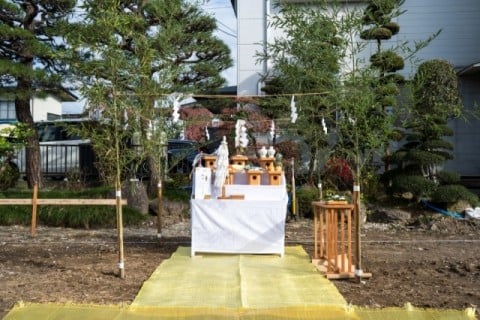 中野市　注文住宅の地鎮祭