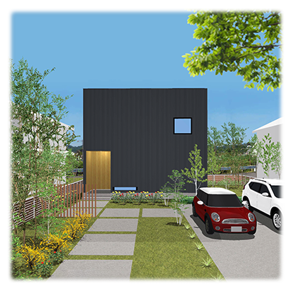 注文住宅　2階建て実例プラン